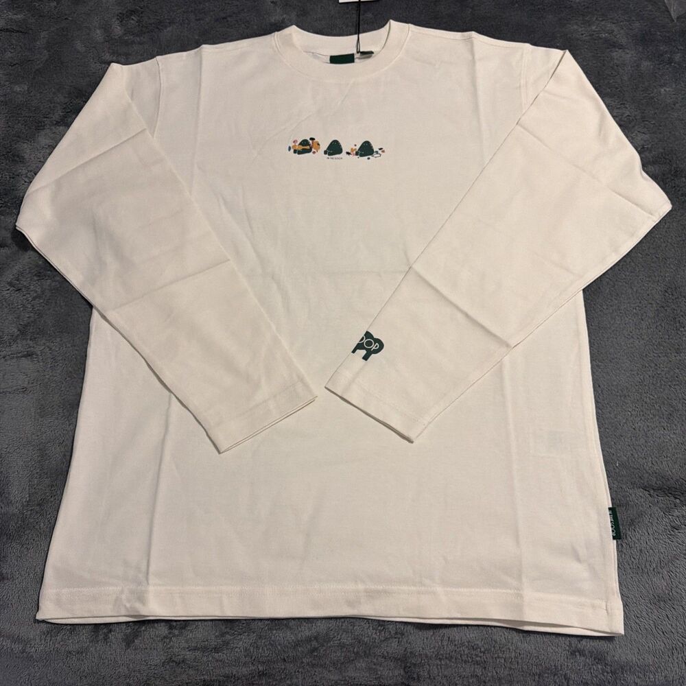 SMALL BTS IN THE SOOP LONG SLEEVE T-SHIRT melange IVORY